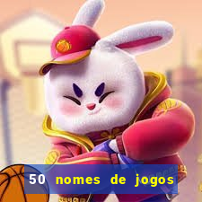 50 nomes de jogos com bola